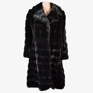 Vintage Faux Fur Coat, S